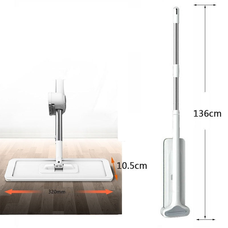 Serpillière auto-nettoyante 360° - 1 MOP + 5 PADS
