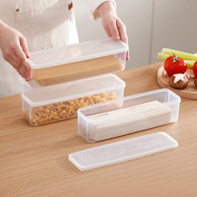 Lot de 4 Boîtes de Rangement pour Réfrigérateur – Conteneurs Alimentaires Rectangulaires Réutilisables pour Fruits, Légumes...