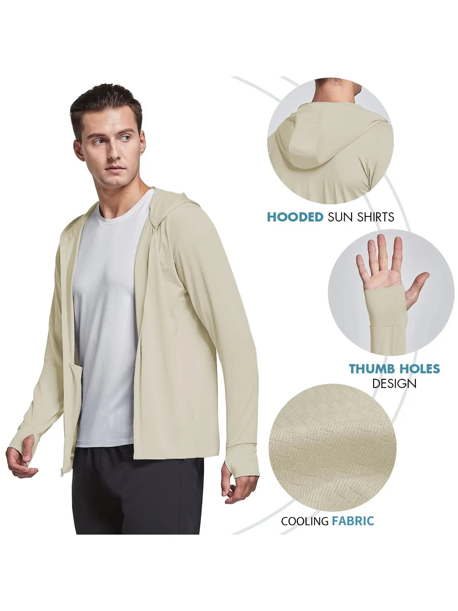 Veste coupe-vent ultra-légère - Protection contre les UV