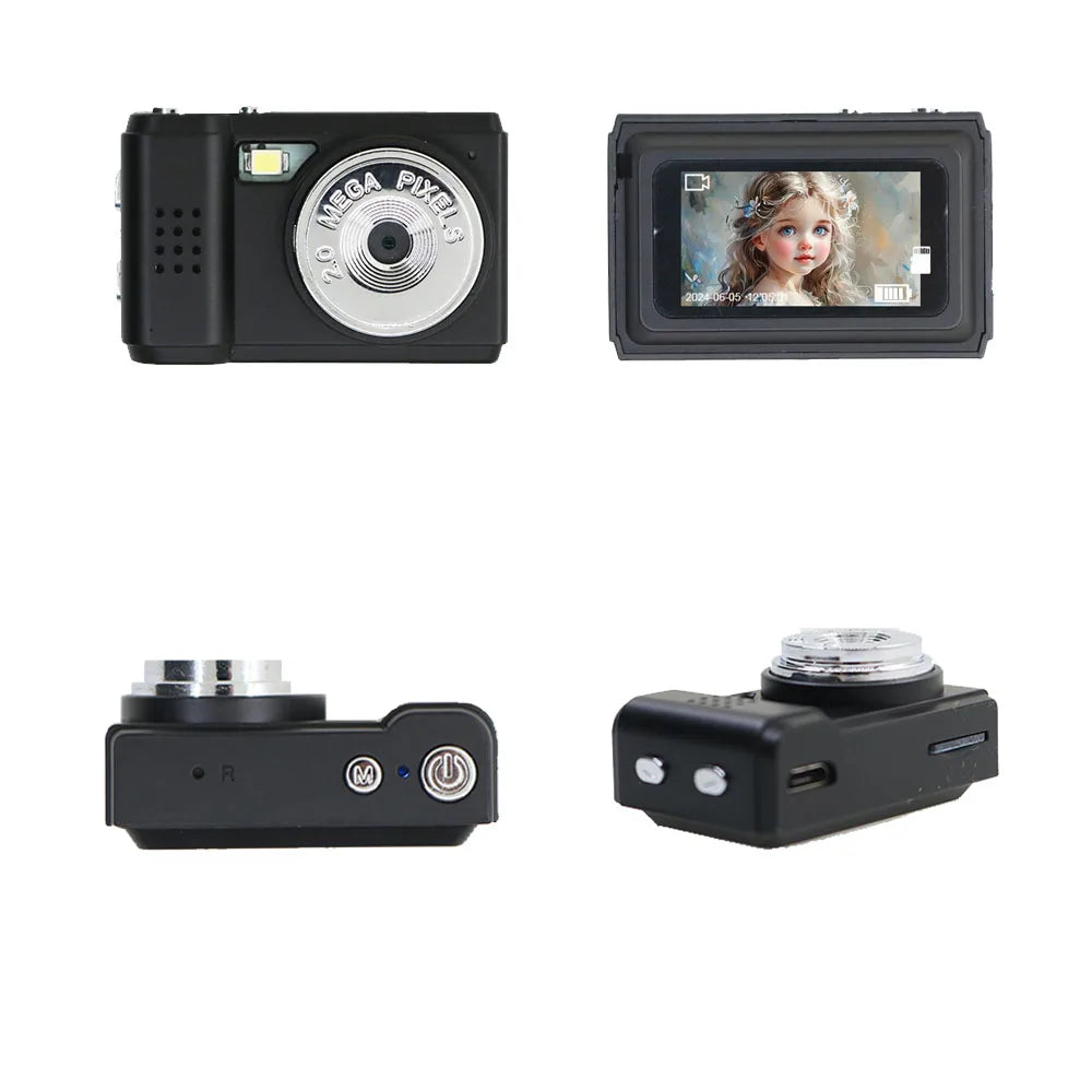 Mini Caméra HD 1080p avec Écran Intégré + Carte SD 32GB OFFERTE