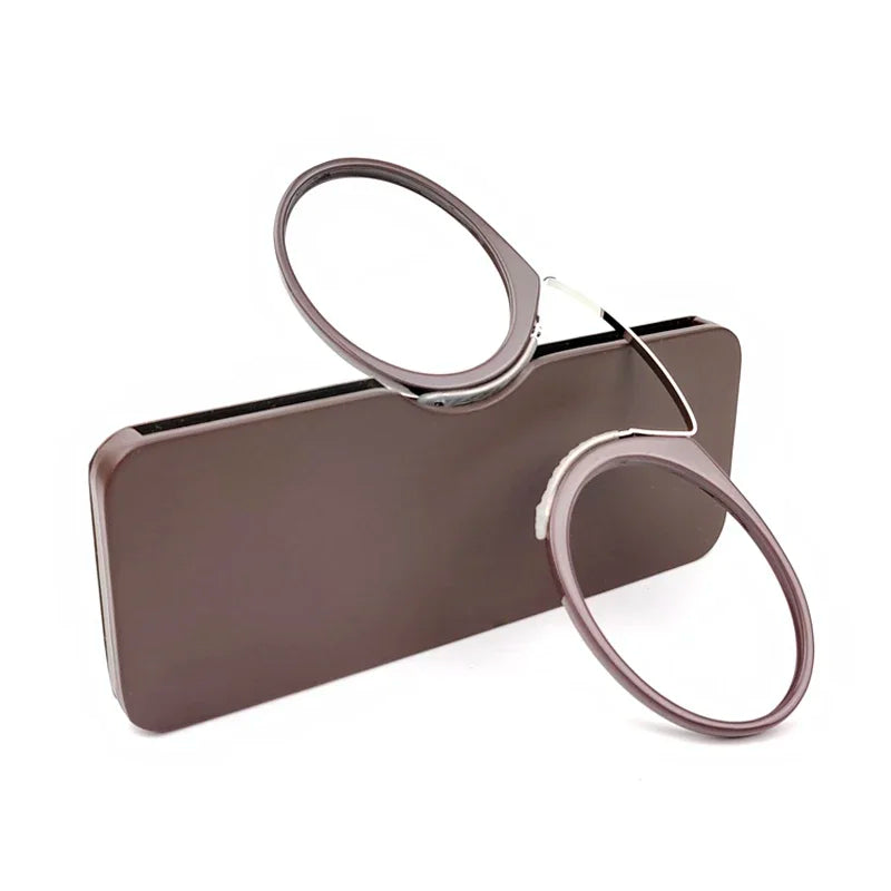 Lunettes de Vue SLIM Sans Branches Pince-Nez - Étuit OFFERT