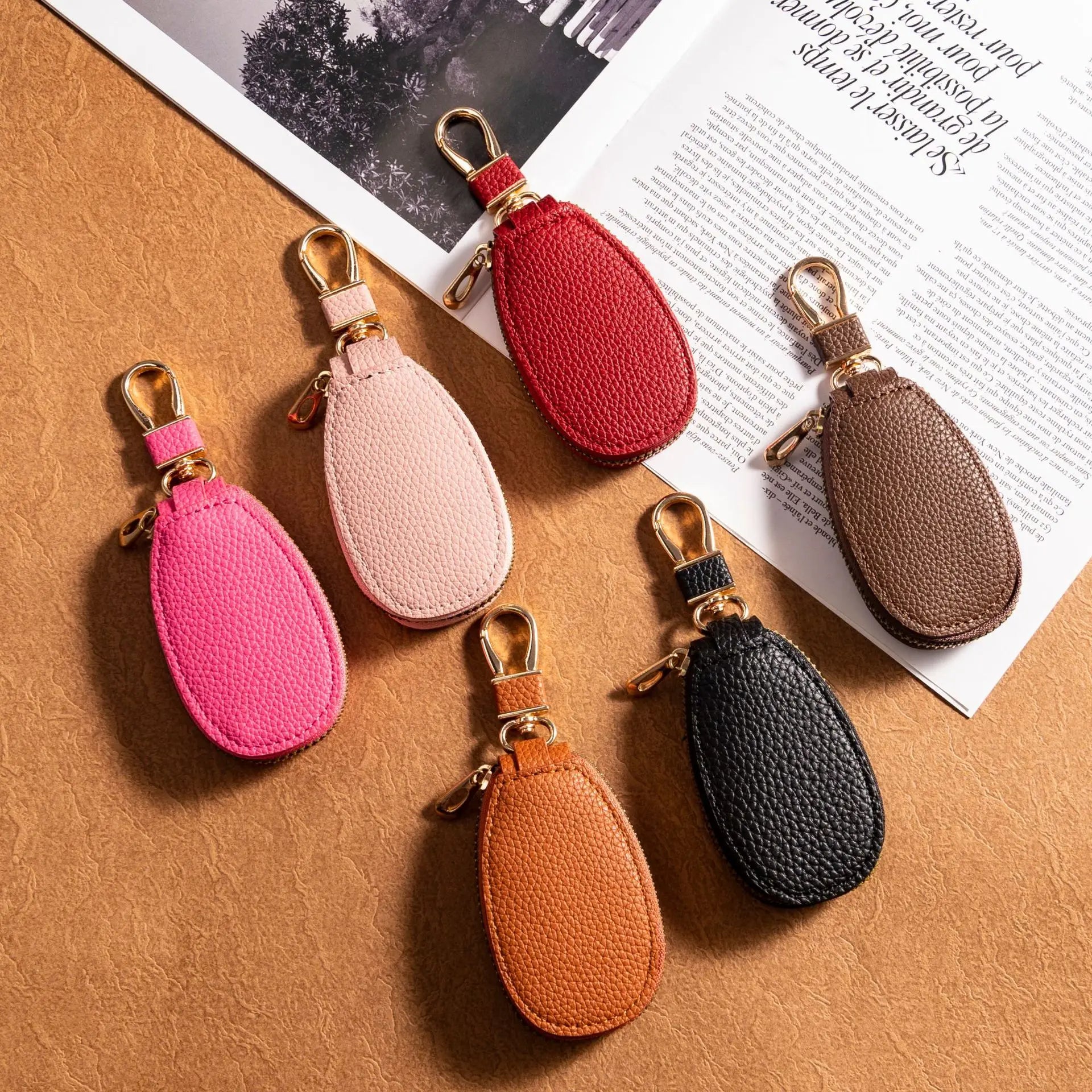 Porte-Clé en Cuir PU à Crochet