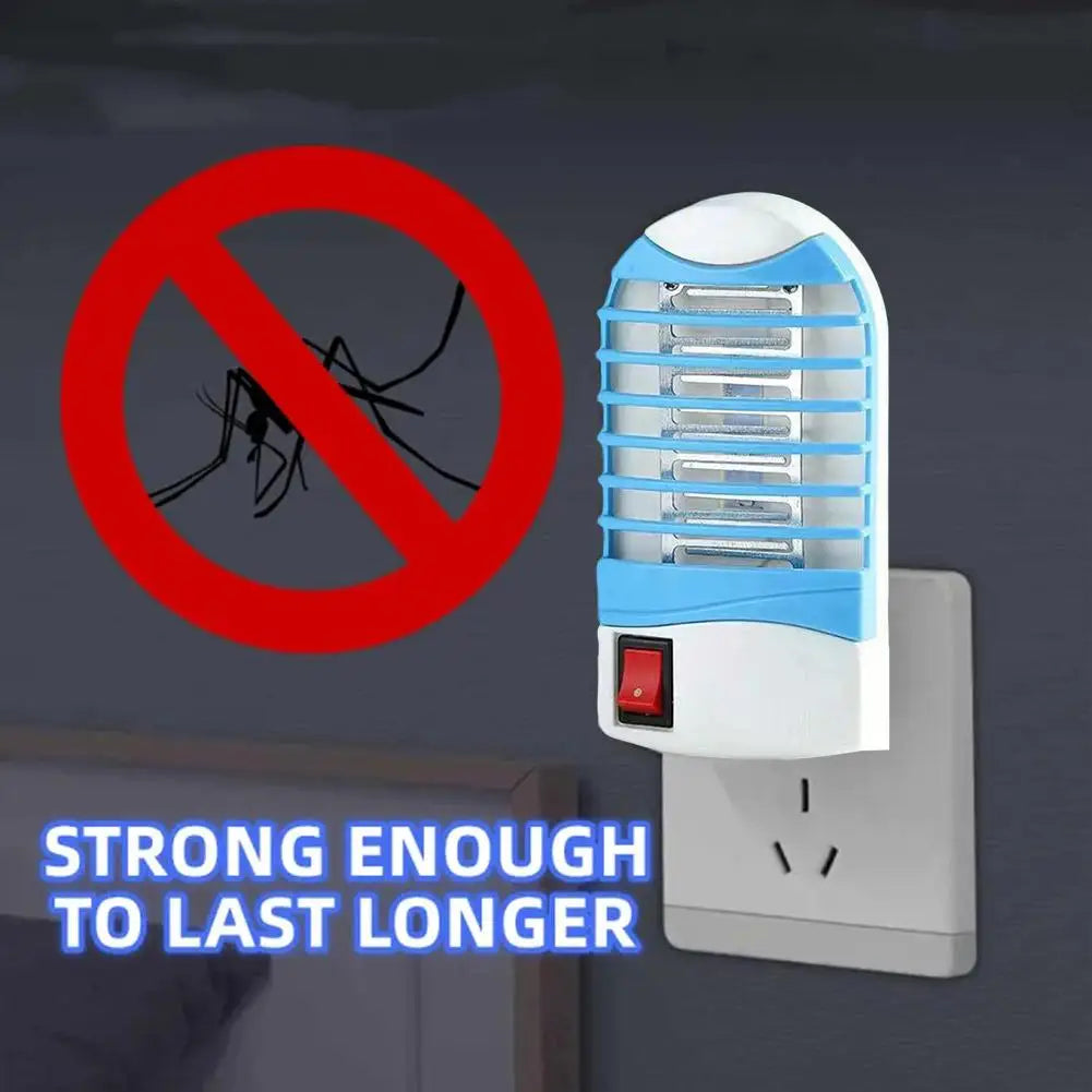 Lot de 5 Lampes Anti-Moustiques LED à Brancher – Pièges Électriques pour Insectes Volants avec Veilleuse