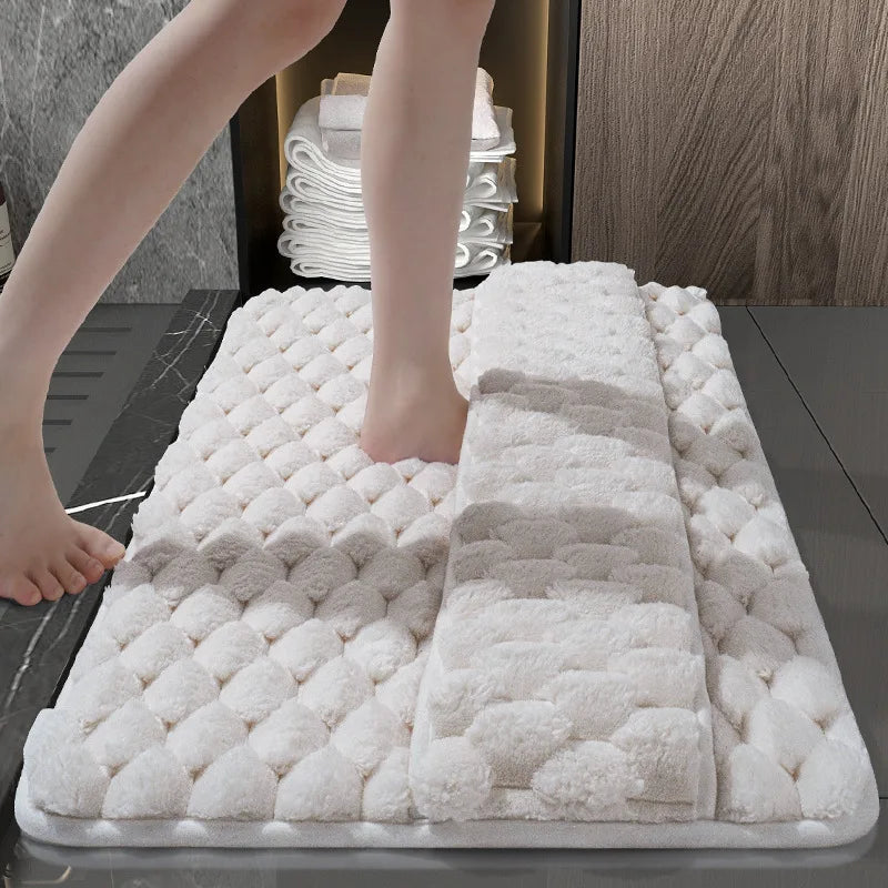 Tapis de Bain Ingénieux à Absorption & Séchage Rapide