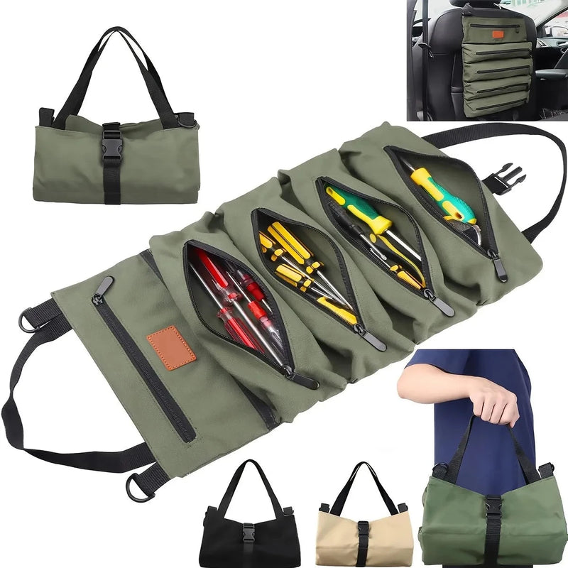 Sac à outils 5 trousses enroulable
