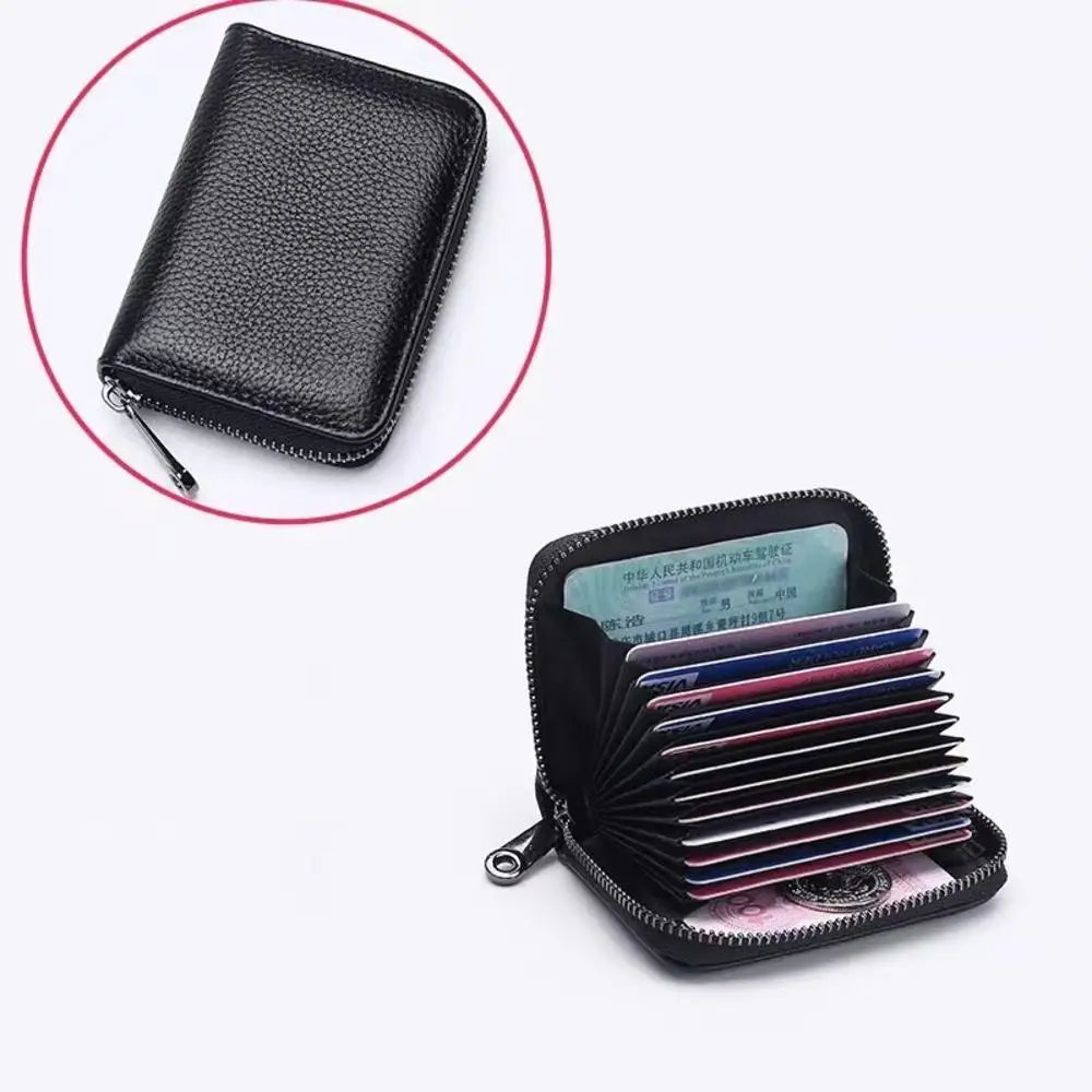 Multi-card Slot Credit Card Bag PU Leather Small Wallet Coin Purse Card Holder Wallets