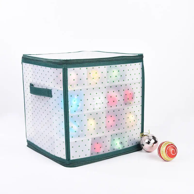 Boîte de Rangement pour Boules de Noël - 64 Cases