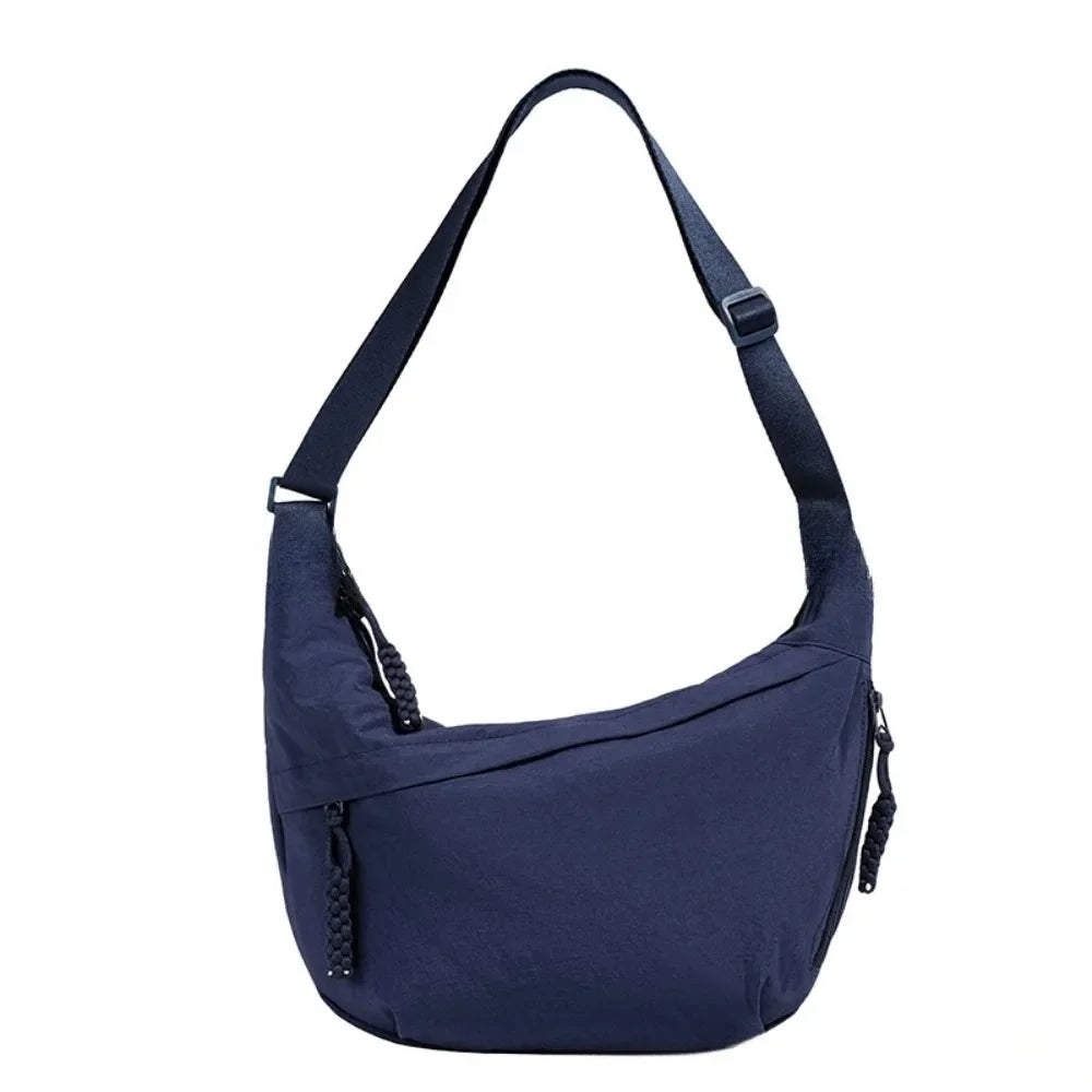 Sac Banane Bandoulière Femme en Toile – Grande Capacité, Légère & Imperméable