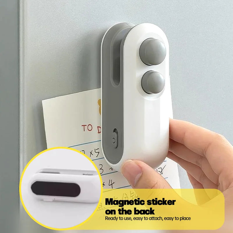 Mini Scelleuse Thermique 2-en-1 - Scelle & Ouvre vos Sachets