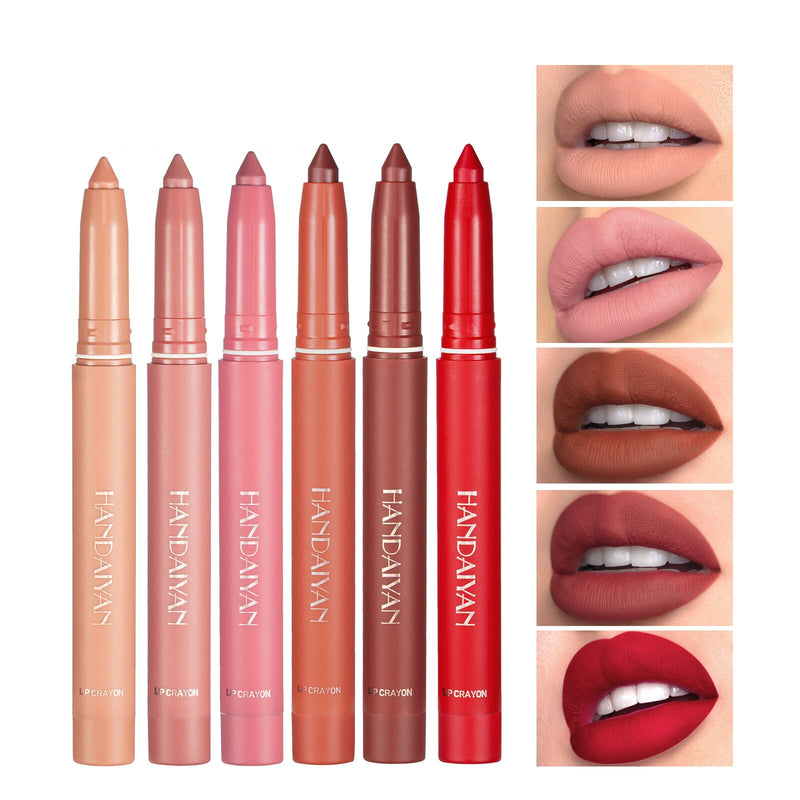 Coffret de rouge à lèvres mat en crayon - 12 couleurs