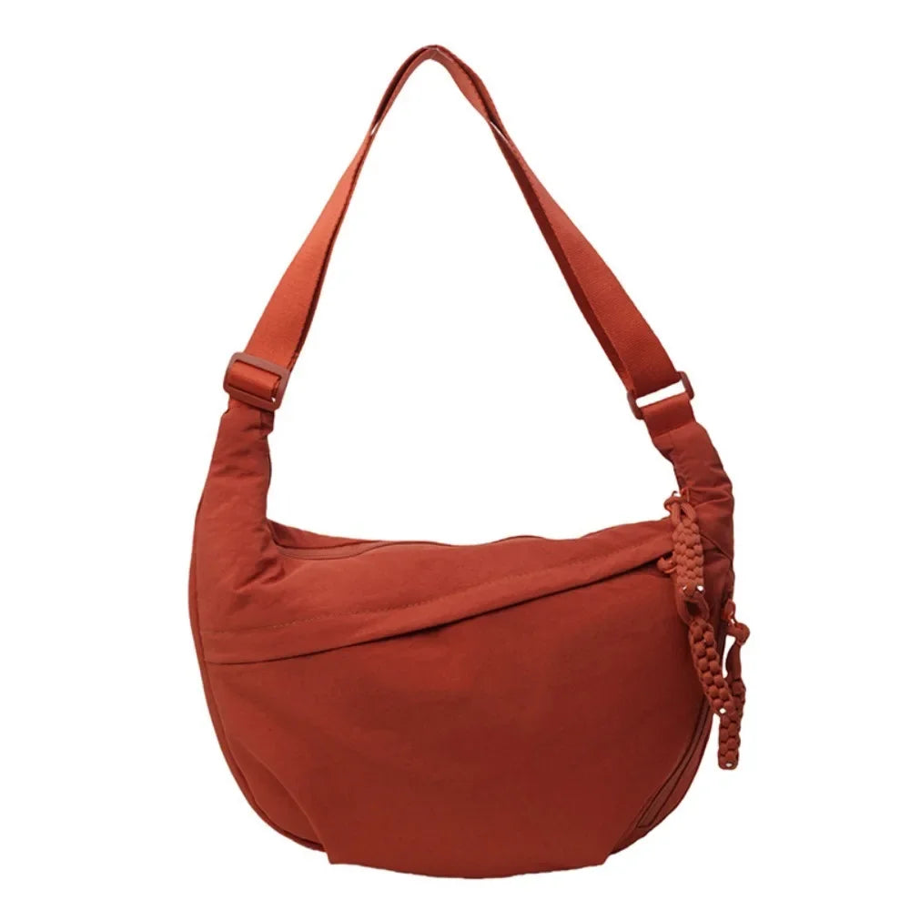 Sac Banane Bandoulière Femme en Toile – Grande Capacité, Légère & Imperméable