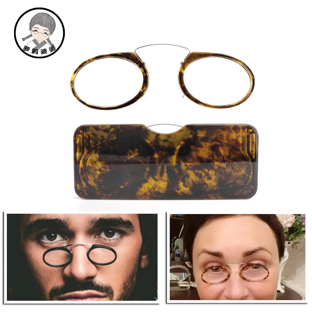 Lunettes de Vue SLIM Sans Branches Pince-Nez - Étuit OFFERT