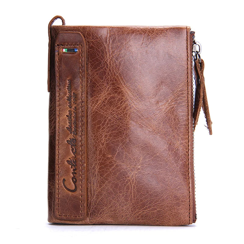 Portefeuille Vintage en Cuir véritable - Grande Capacité