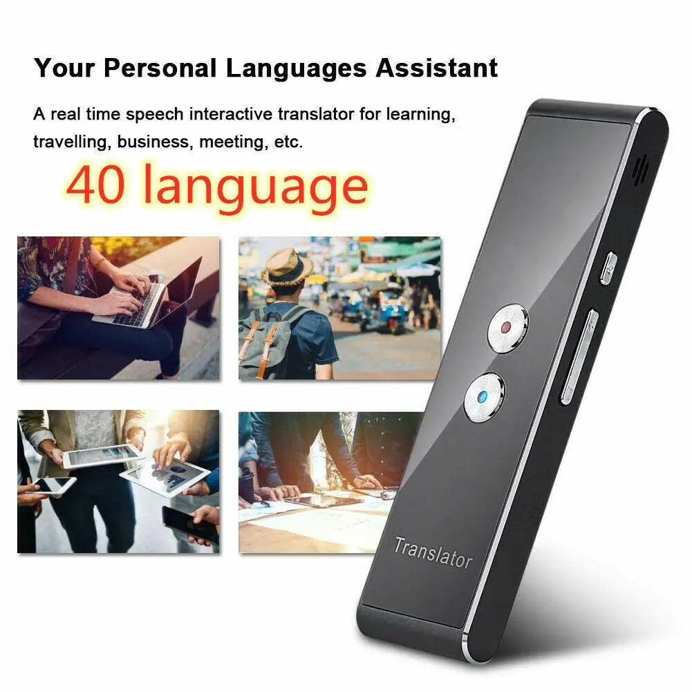 Traducteur vocal portable instantané (38 langues)