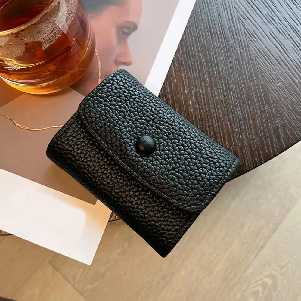Multi-card Slot Credit Card Bag PU Leather Small Wallet Coin Purse Card Holder Wallets
