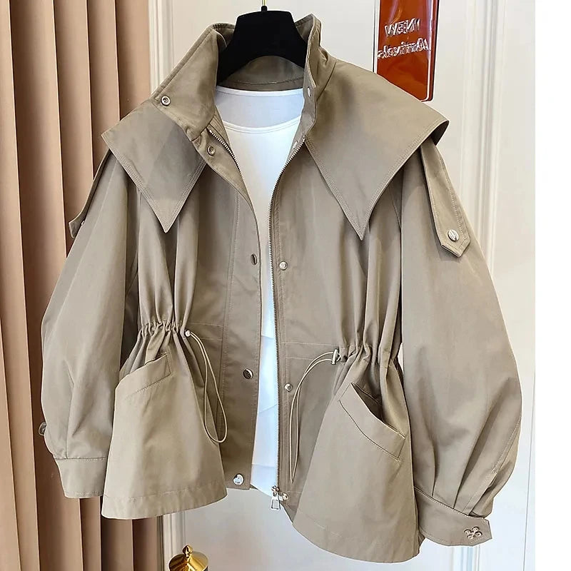 Veste Coupe-Vent Mi-Saison imperméable à Capuche