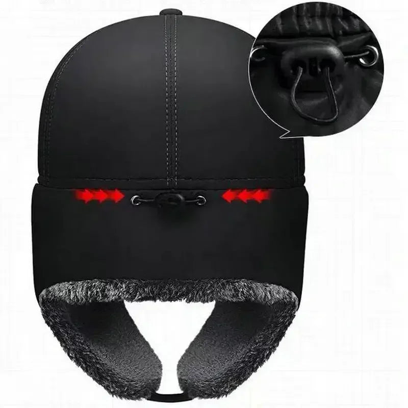 Chapeau bombardier Grand froid -20° Intérieur polaire