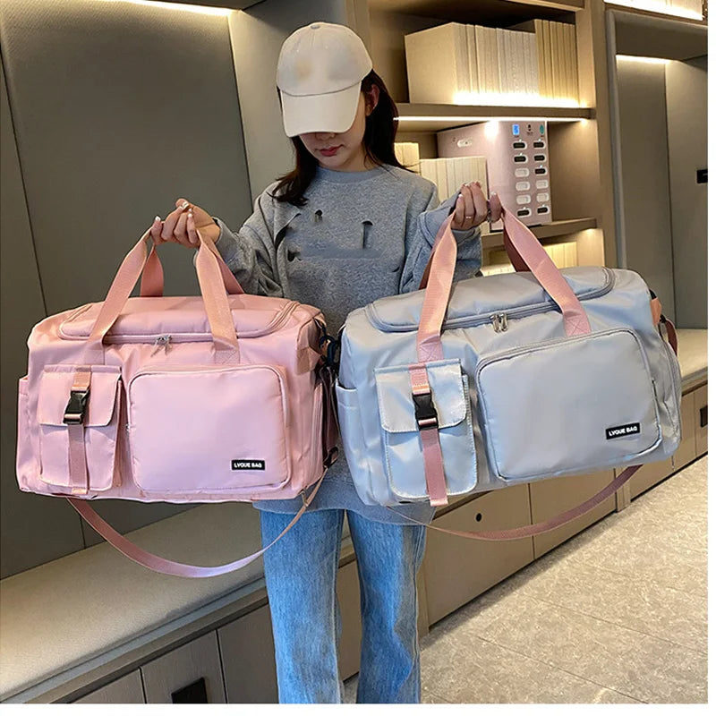 Sac de voyage et de sport multipoches 2 en 1