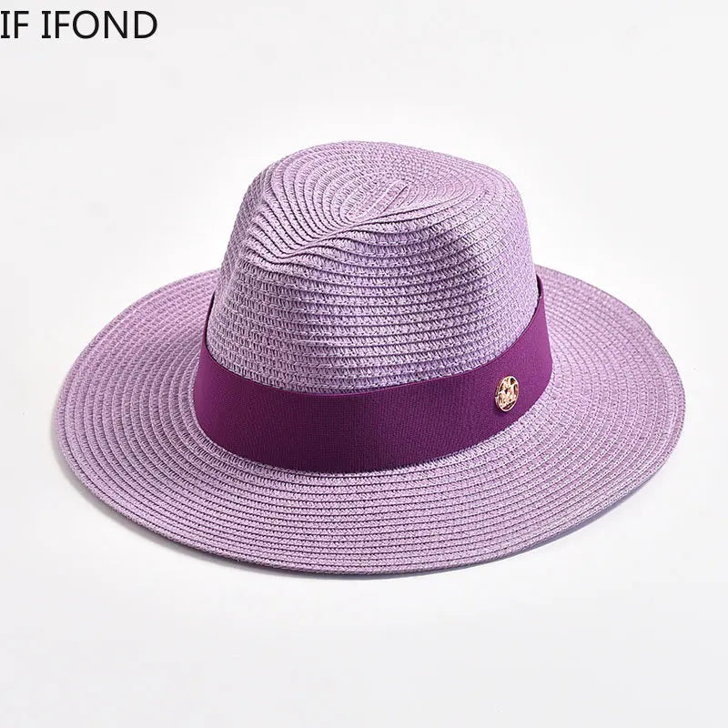 Chapeau d'été en Paille - Protection UV