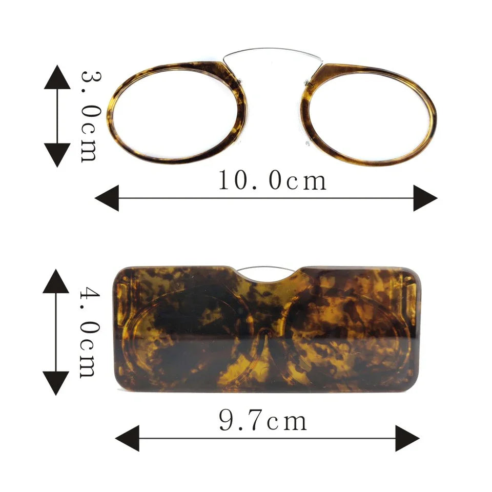 Lunettes de Vue SLIM Sans Branches Pince-Nez - Étuit OFFERT