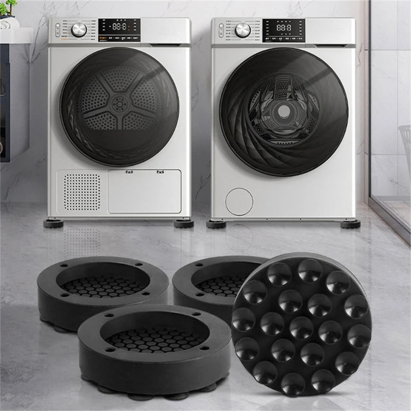 Patins Antivibrations avec Ventouses Ultra-Stables pour Lave-Linge
