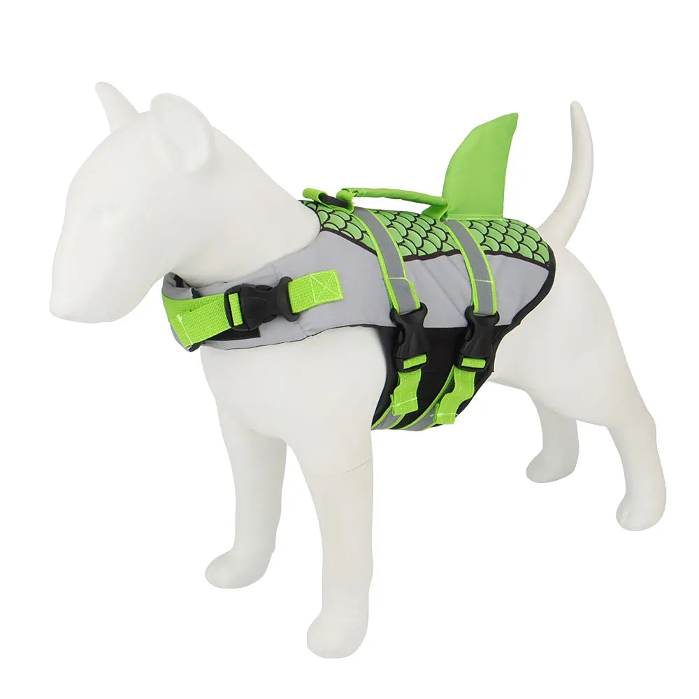 Gilet de Sauvetage Requin pour Chien – Harnais de Natation Sécurisé pour Été