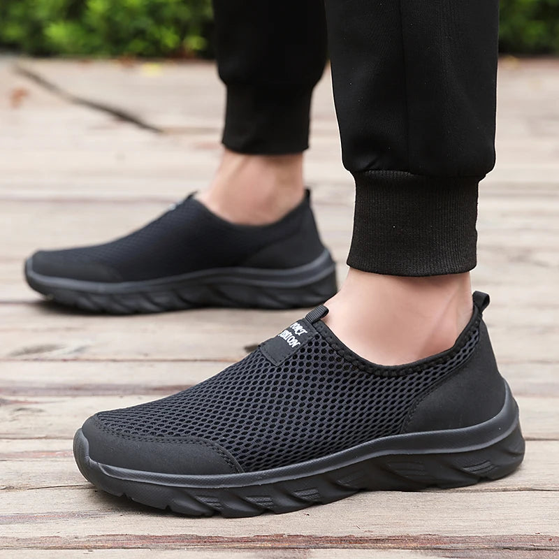 Chaussures Slip-On d'Été Légères à Maille Respirante - Homme