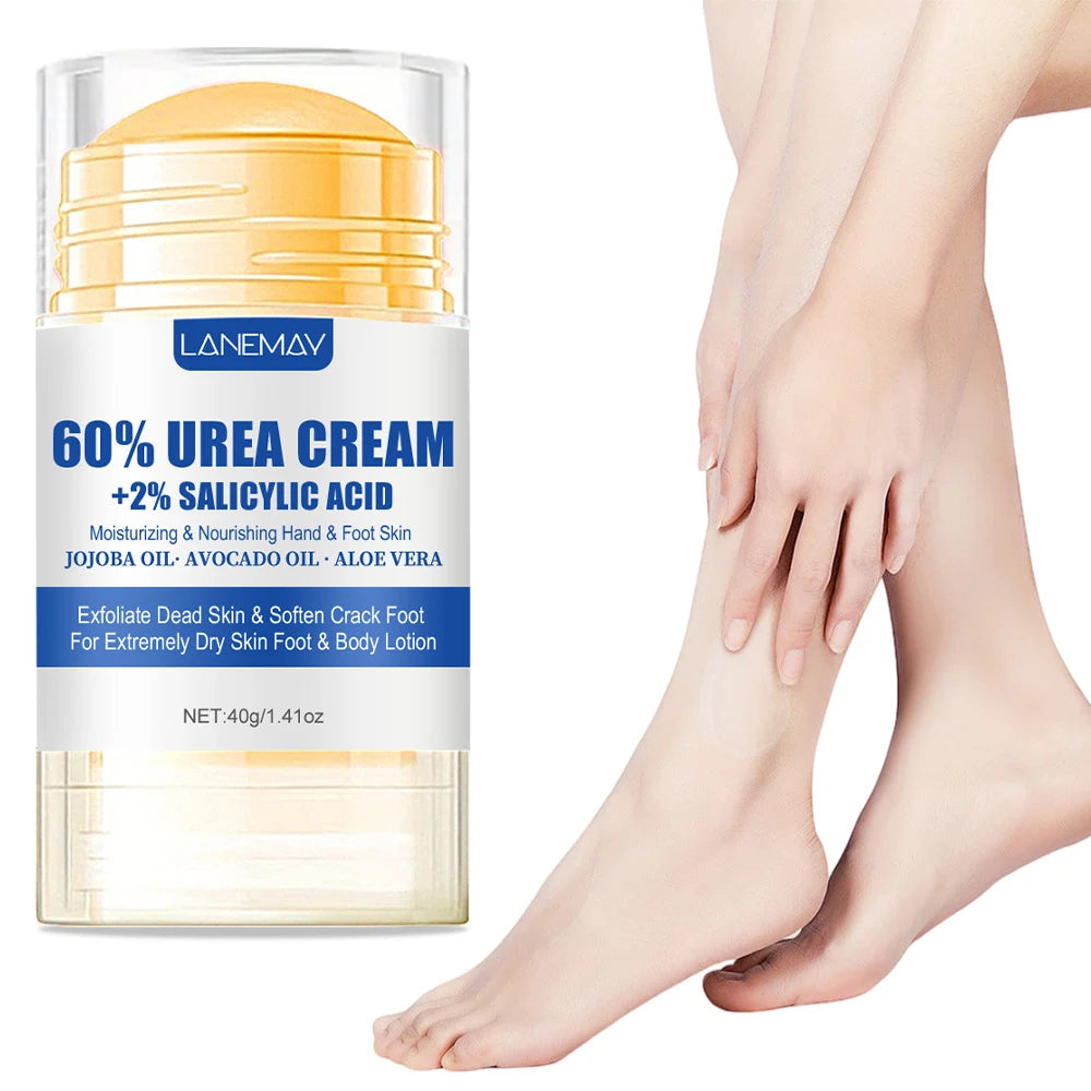 Crème en Stick Hydratante & Exfoliante pour Pieds