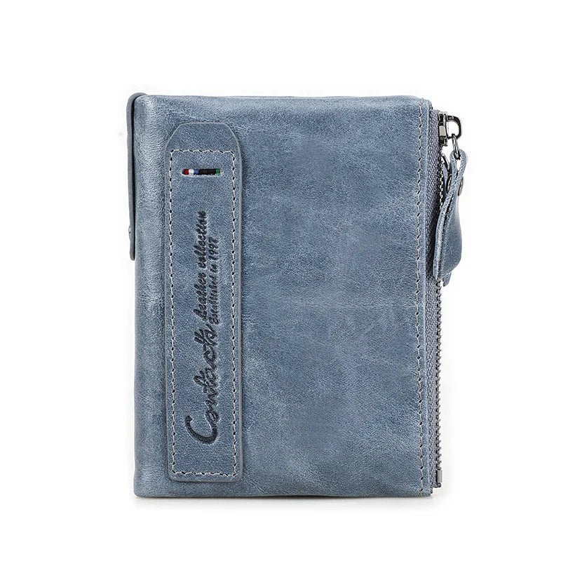 Portefeuille Vintage en Cuir véritable - Grande Capacité