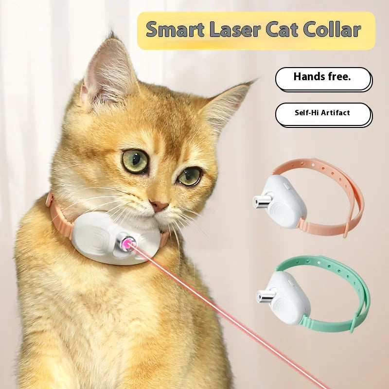 Collier Laser Rouge Automatique Pour Chat