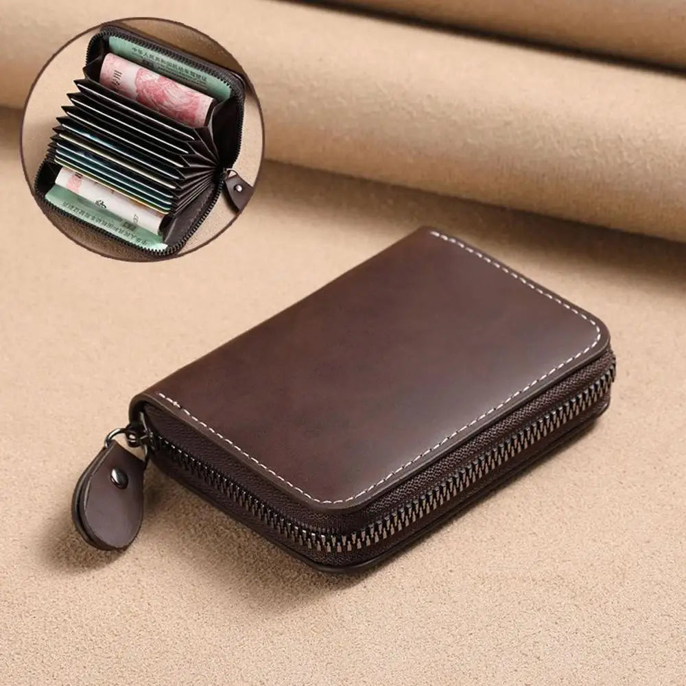 Multi-card Slot Credit Card Bag PU Leather Small Wallet Coin Purse Card Holder Wallets