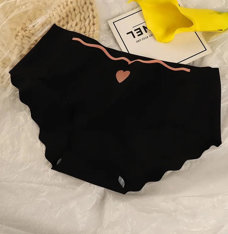 Little Heart - Lot de 3 culottes en Soie Glacée sans couture