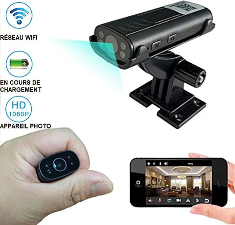 Caméra De Sécurité Wifi Sans Fil avec bras pliable