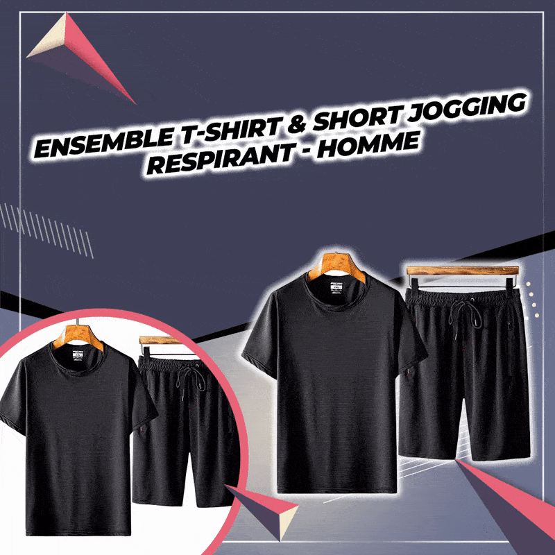 Ensemble T-shirt & Short jogging respirant - Homme
