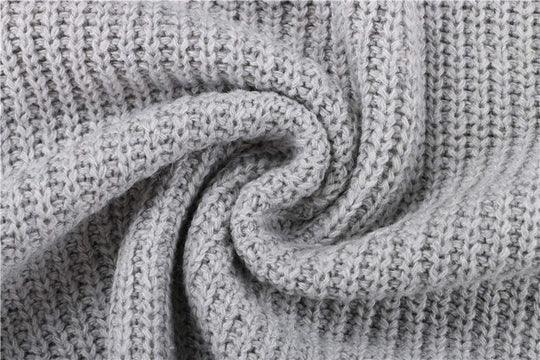 Robe pull tricotée à col roulé - DealValley