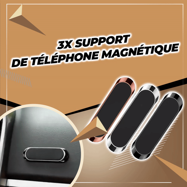 3x Support de téléphone magnétique - DealValley