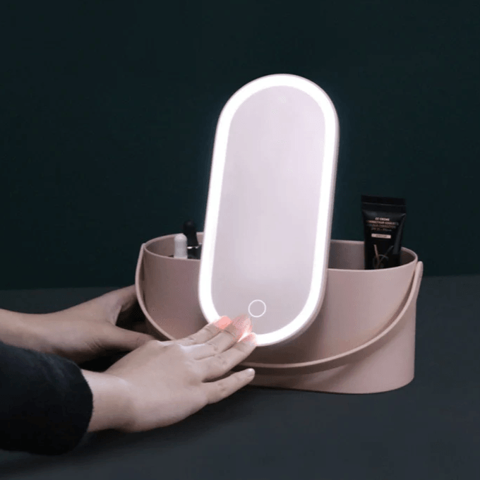 Trousse de Maquillage avec Miroir LED - DealValley