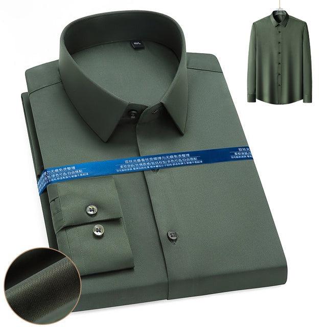 Chemise confortable en coton extensible - DealValley