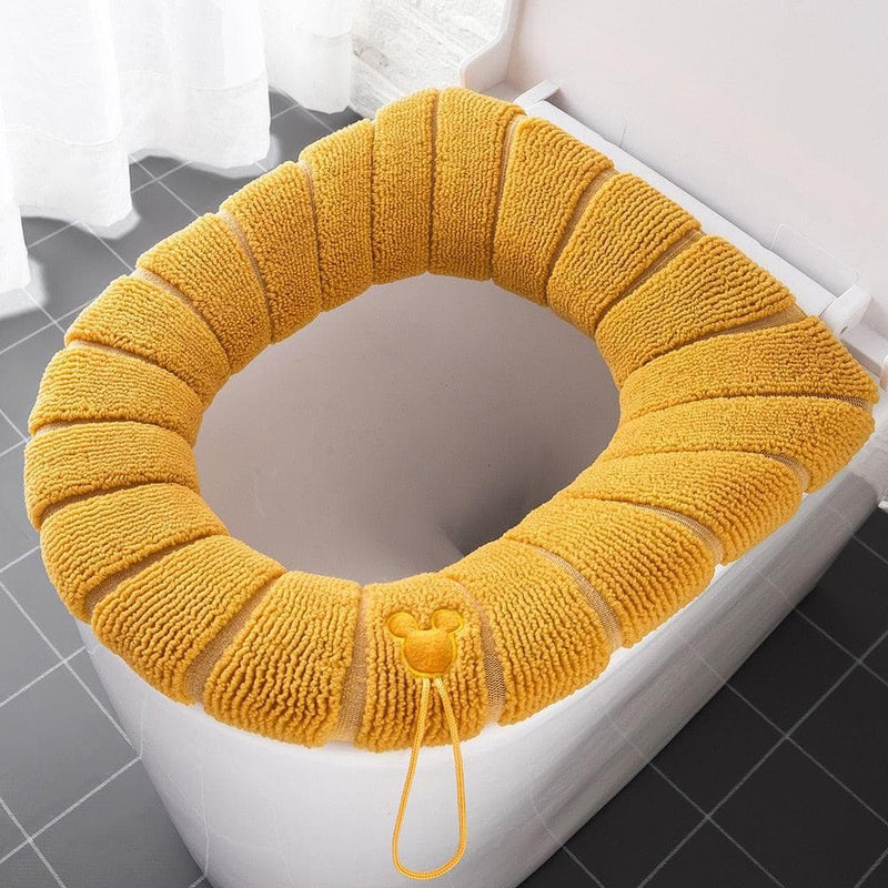 Couverture de siège de toilette chaude d'hiver