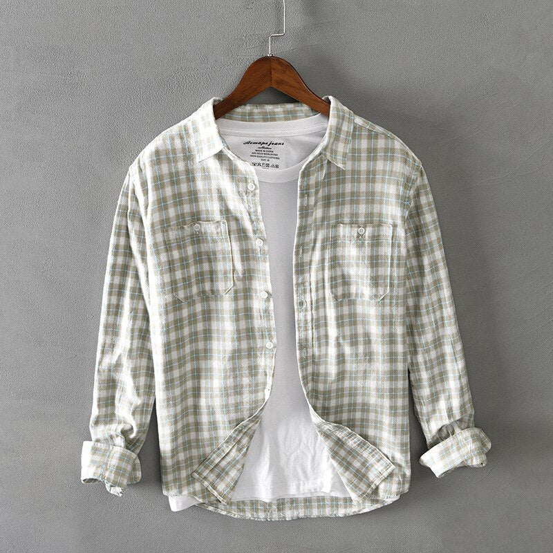 Chemise à carreaux en Coton - Homme