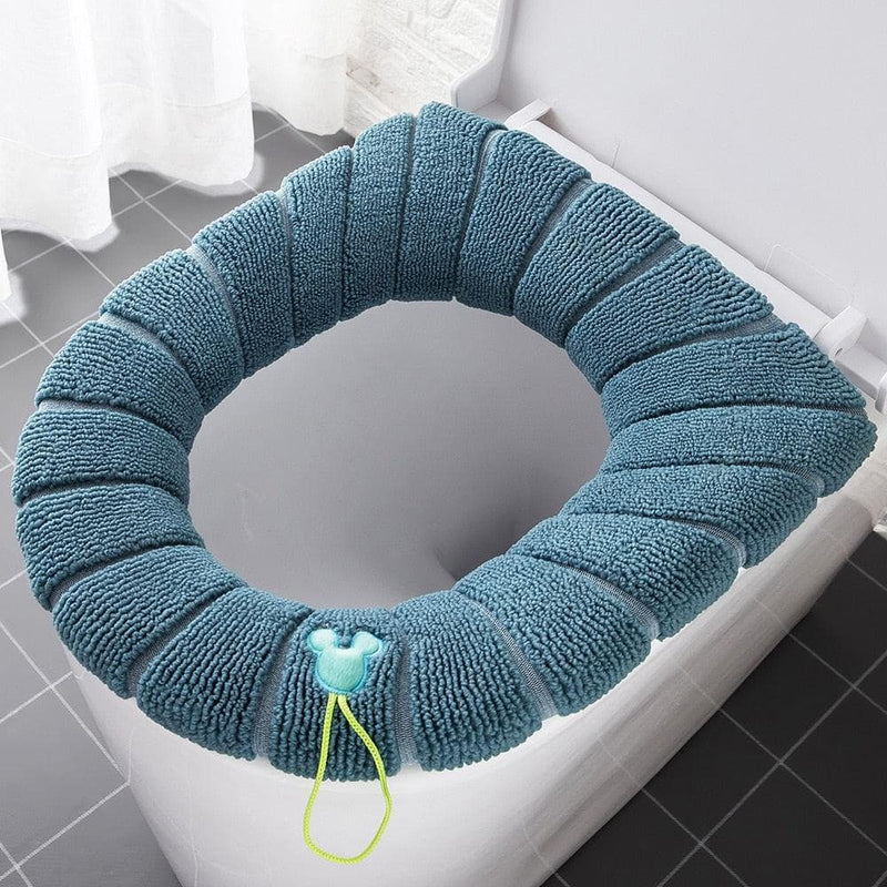 Couverture de siège de toilette chaude d'hiver