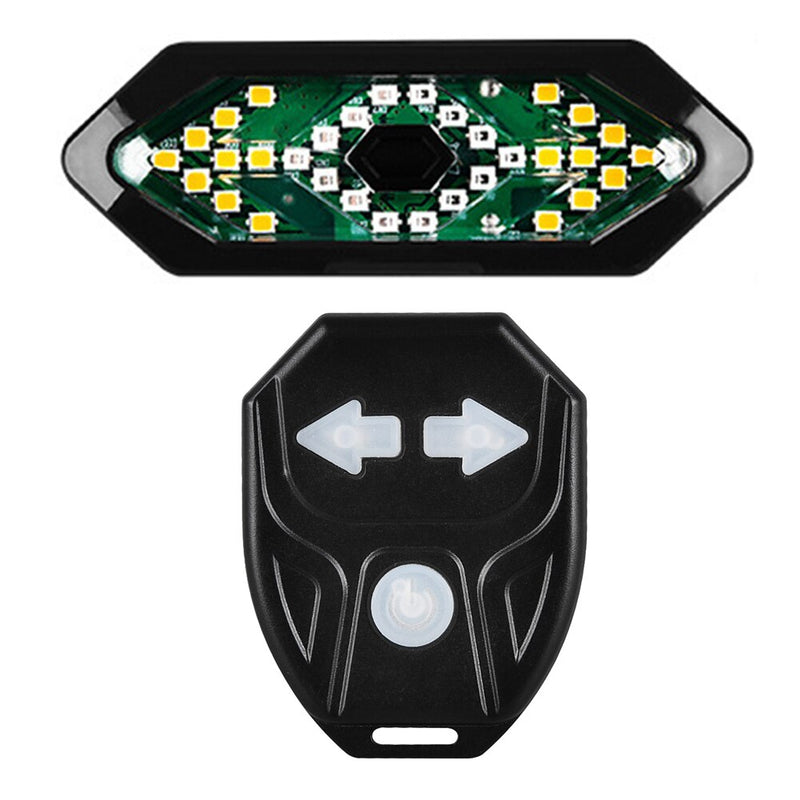 Feu arrière LED pour vélo avec télécommande