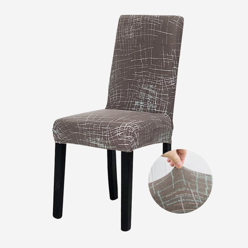 Lot de Housses de Chaise Design à motif
