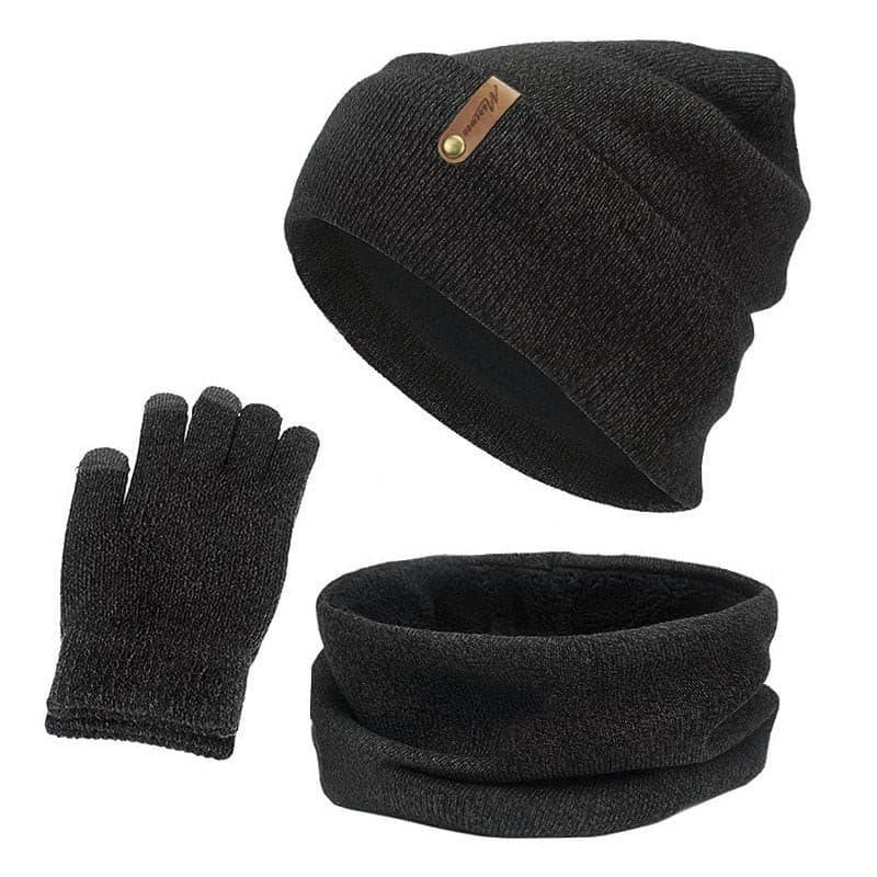 Ensemble bonnet, écharpe & gants - Mixte - DealValley