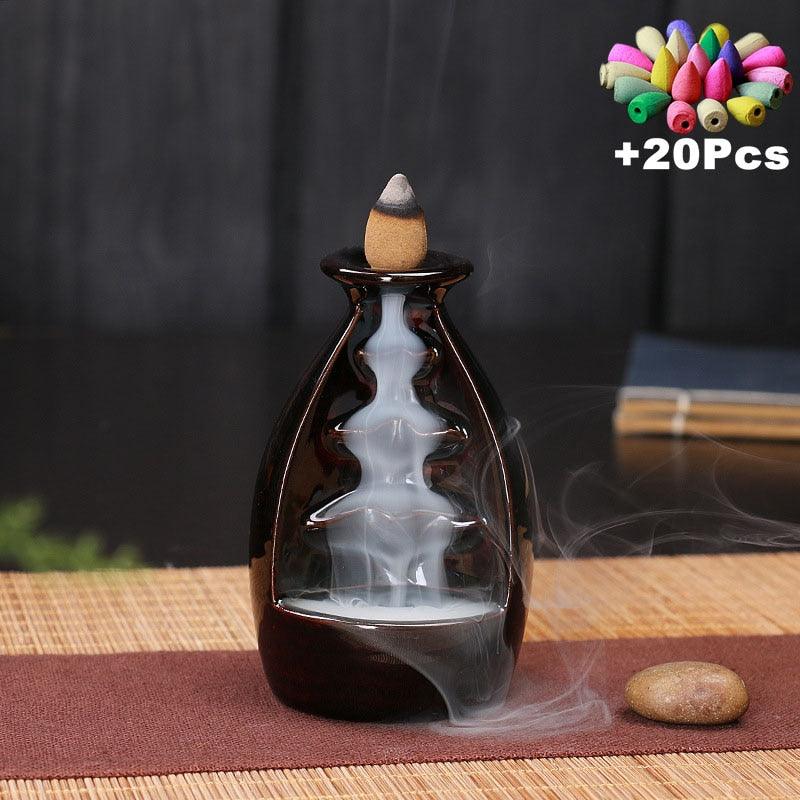 Brûleur d'encens relaxant + 20 parfums OFFERTS - DealValley