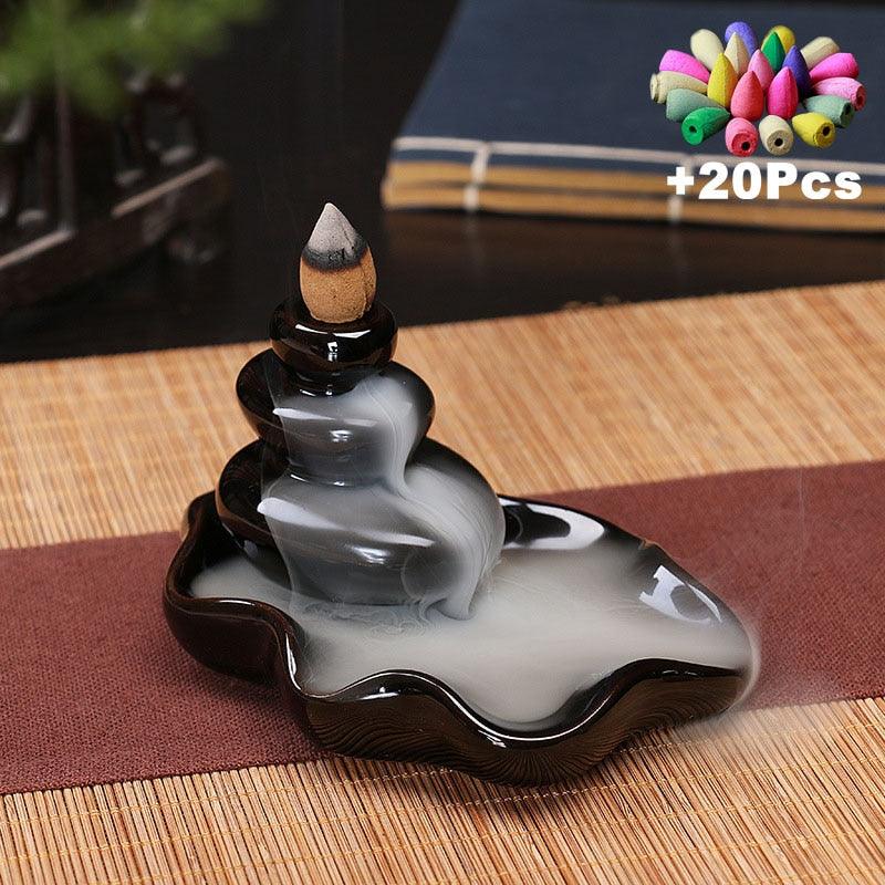 Brûleur d'encens relaxant + 20 parfums OFFERTS - DealValley