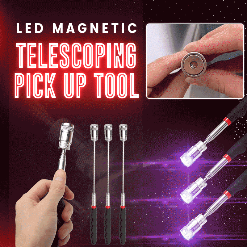 2x Perche télescopique et magnétique à LED - DealValley
