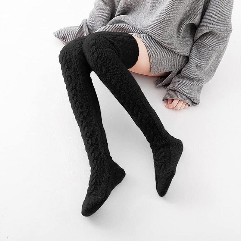 Chaussettes extra longues tricotées - DealValley