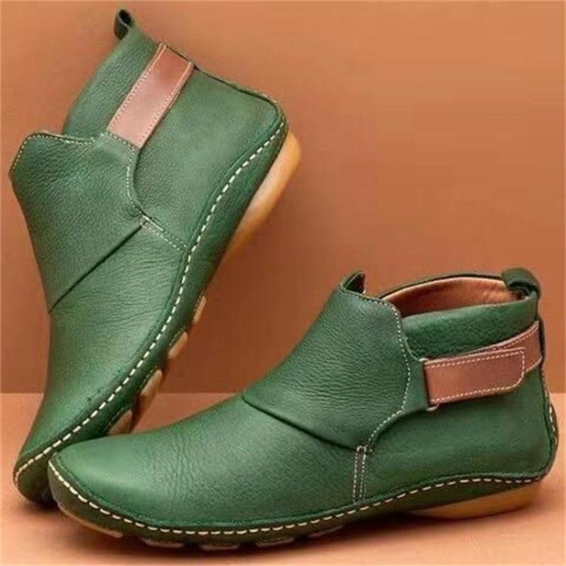 Bottines en Cuir PU à scratch - Femme - DealValley