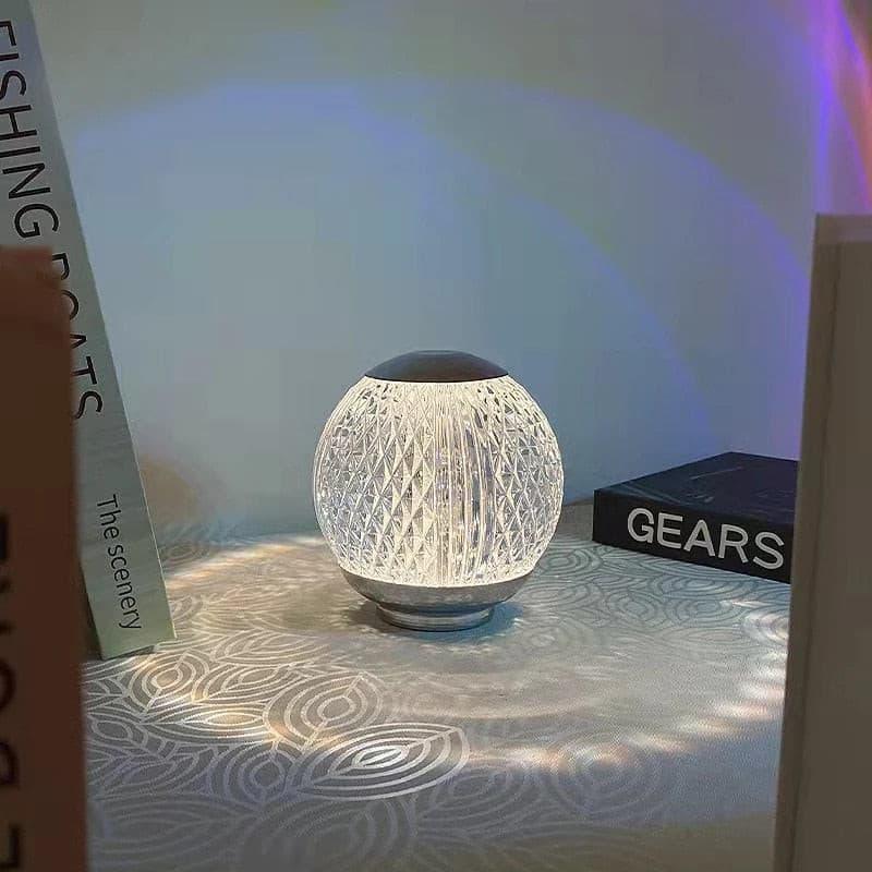 MAGIC CRYSTAL - Lampe ronde avec télécommande - DealValley